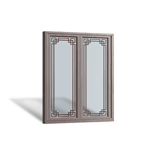 Courtyard Style Square Window