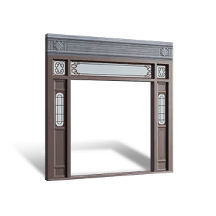 Courtyard Style Wide Door Frame Wall - II
