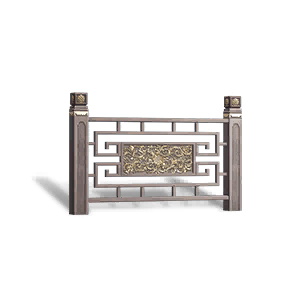 1/2 Length Courtyard Style Straight Parapet