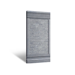 Courtyard Style 1/2 Width Wall