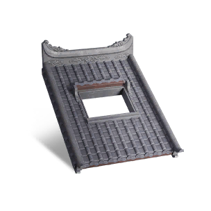 1/2 Height Courtyard Style Pitched Roof Window