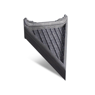 Courtyard Style 1/2 Height Inverted Tri Roof