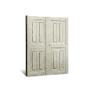 Automatic Wood Double Door