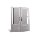 Automatic Painted Double Doors