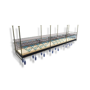 Wineglass Rack Chandelier