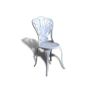 White Elegant Garden Chair - Facilities in Once Human
