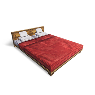 Block Minimalist Double Bed
