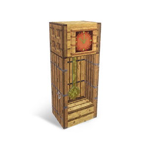Block Floor Clock