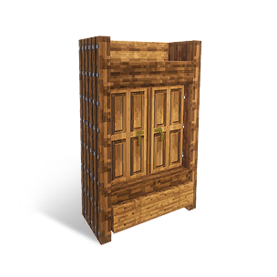 Block Wooden Closet