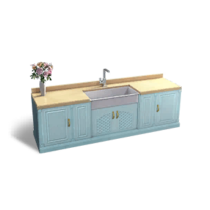 Warm-Green Sink Cabinet - Facilities in Once Human