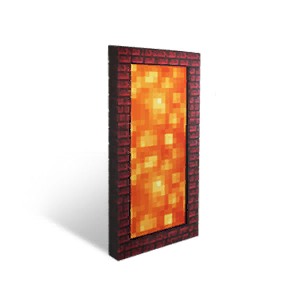 Upright Ruins Portal - Orange