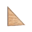 Mirrored Wood Triangular Bulwark 01