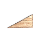 Wood Triangular Bulwark 03