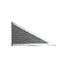 Mirrored Steel Triangular Bulwark 03