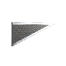 Mirrored Steel Triangular Bulwark 04