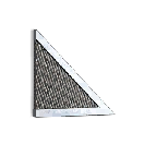 Mirrored Steel Triangular Bulwark 05