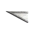 Mirrored Alloy Triangular Bulwark 08