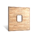 Wood Bulwark Window Frame