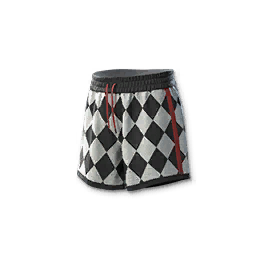 Black-White Checkered Shorts