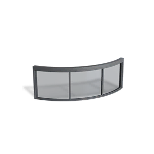 Steel Glass Curved Half WallⅡ crafting recipe in Once Human