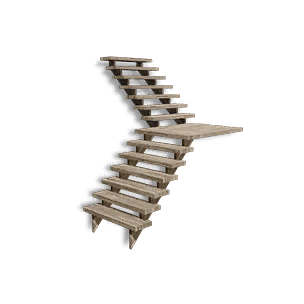 Right Wood Stairs 03 crafting recipe in Once Human