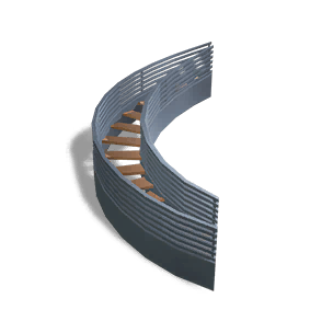 Right Steel & Wood Stairs 04 crafting recipe in Once Human