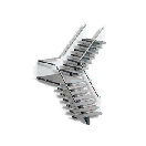 Left Steel Glass Corner Stairs crafting recipe in Once Human