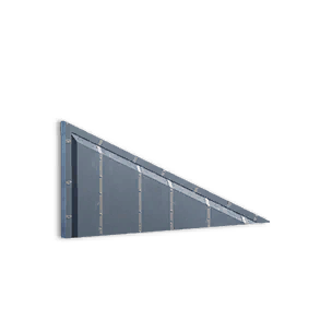 Alloy Right-sloping Wall (Half)
