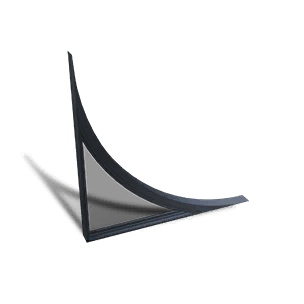 Glass Right Crescent Wall crafting recipe in Once Human