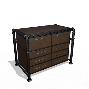 Industrial Low Cabinet crafting recipe in Once Human