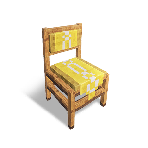 Block Checkered Wooden Chair crafting recipe in Once Human