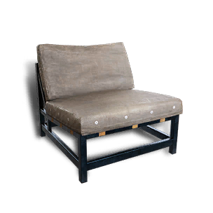 Industrial Leather Sofa - 1 Seater crafting recipe in Once Human