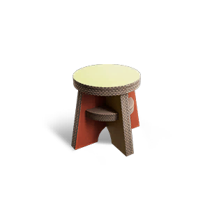Colorful Corrugated Fiberboard Stool crafting recipe in Once Human