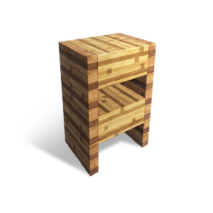 Block Wooden Low Cabinet crafting recipe in Once Human