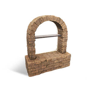 Arched Wall Stone Shelf crafting recipe in Once Human