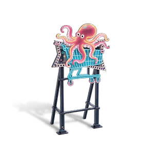 Large Light Sign: Octopus Shop crafting recipe in Once Human