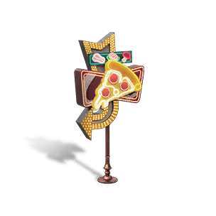 Large Light Sign: Rich Aroma Pizza crafting recipe in Once Human
