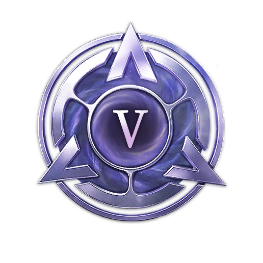 Badge - Rosy V